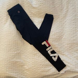 Black Fila leggings